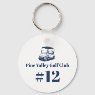 Golf Club Golf Cart Key Ring