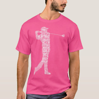 Golf Club Golfer Golfing Men Boys T-Shirt