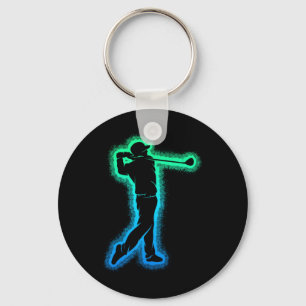 Golf Club Golfer Kids Boys Men Golfing  Key Ring