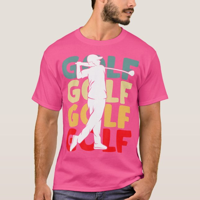 Golf Club Golfing Golfer Boys Men T-Shirt (Front)