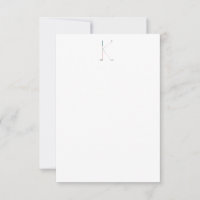 Golf Club (K) Flat Note Card