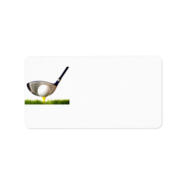 Golf Club Label (Front)