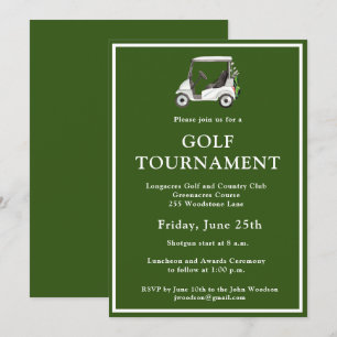 Golf Club League Corporate Tournament Invitation