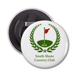 Golf Club Logo Custom Classic Golf Flag Bottle Opener