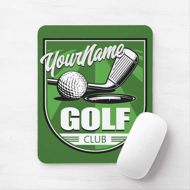 Golf Club NAME Pro Golfer Player Personalised   Mouse Pad (With Mouse)