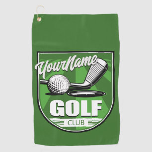 Golf Club NAME Pro Golfer Player Personalised Towel