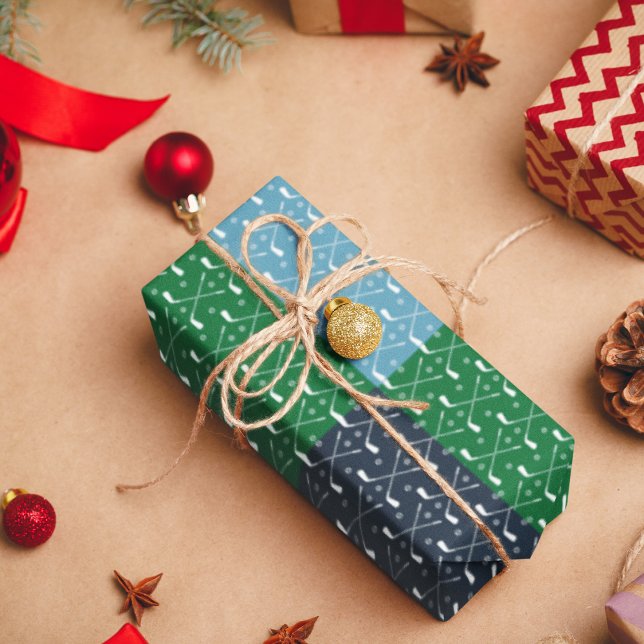 Golf Club Pattern Paper Plate (golf club pattern birthday packing gift wrap,gift wrapping paper,return gift wrap paper,paper gift)