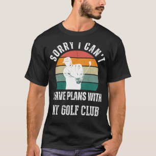 Golf Club Plans Tee: Swing into Humour & Sporting  T-Shirt