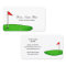 Golf club shop company business card template