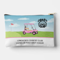Golf Club Women's League Pink Cart Logo
