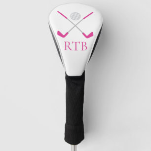 Golf Clubs and Ball Personalised Golf Head Cover