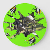 Golf Clubs And Tees Abstract Art,