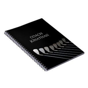 Golf Clubs Art Golf Coach Name For Golf Players Notebook