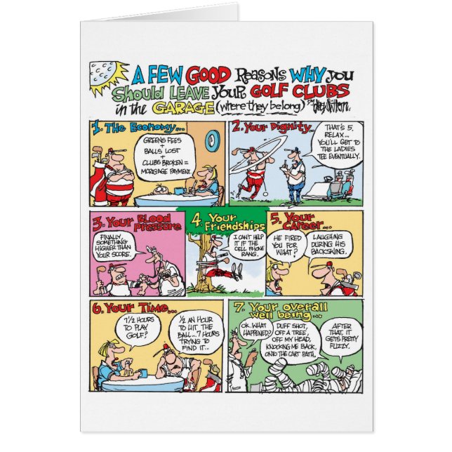 Golf Clubs in the Garage (Front)