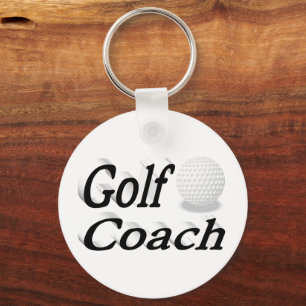 Golf Coach Key Ring