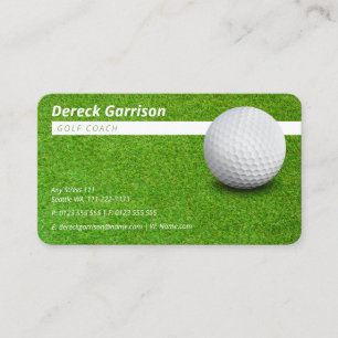Golf Coach Sport Business Card