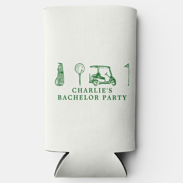 Golf Cocktail Tall Seltzer Can Cooler (Front)