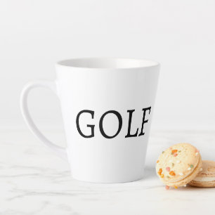 GOLF COFFEE TEA Latte Mug