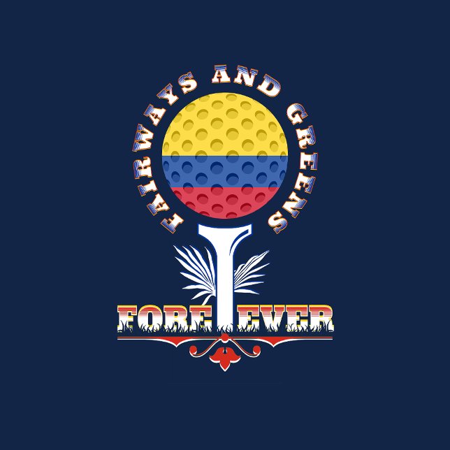 GOLF COLOMBIA FATHER MOTHER TEAM LEAGUE T-Shirt (Creator Uploaded)