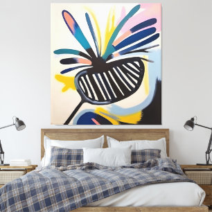 Golf Composition - Large Painting Canvas Print
