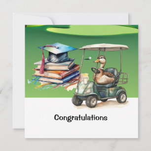 Golf Congratulations Graduate Card