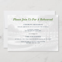 Golf Couple Wedding Rehearsal