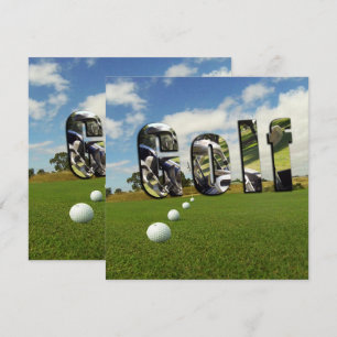 Golf Course And Logo,