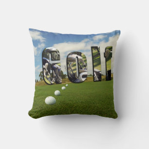 Golf Course And Logo, Cushion