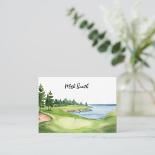 Golf course card