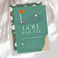 Golf Course Fairway Flag Kid's Birthday Par-Tee