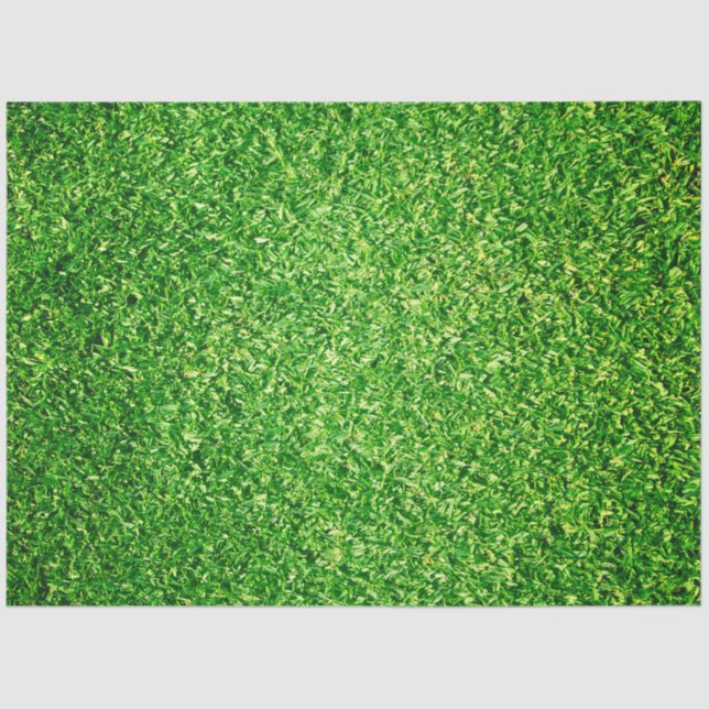 Golf Course Green grass background Tissue Paper (Front)