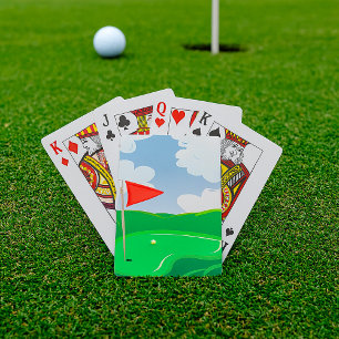 Golf Course Green Playing Cards