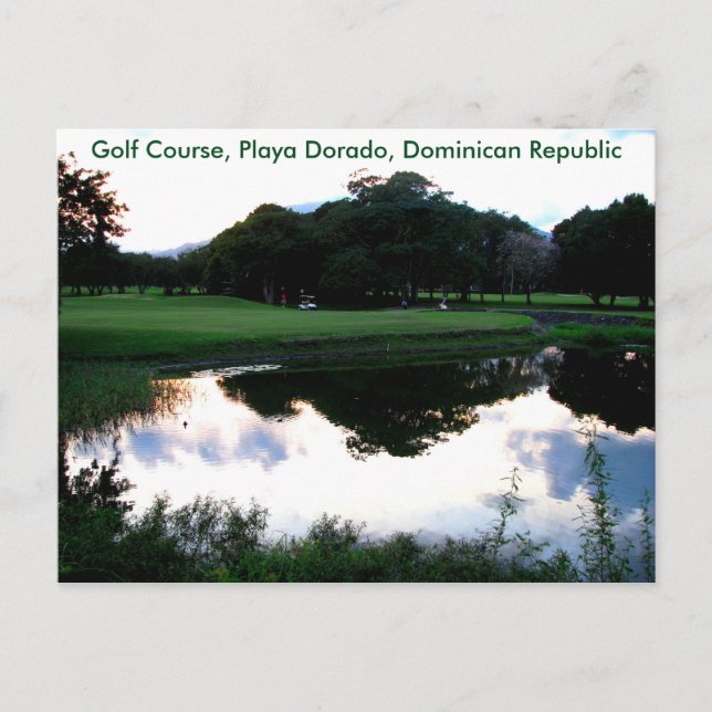 golf course in the Dominican Republic Postcard (Front)