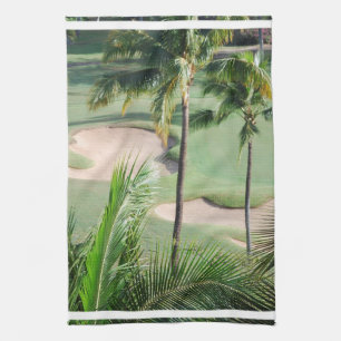 Golf Course in Tropics Towel