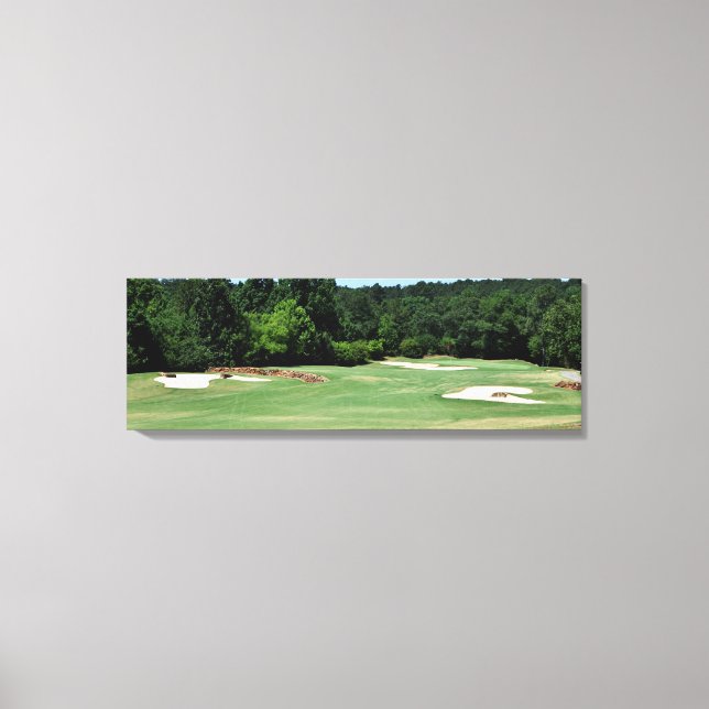 Golf course landscape canvas print (Front)