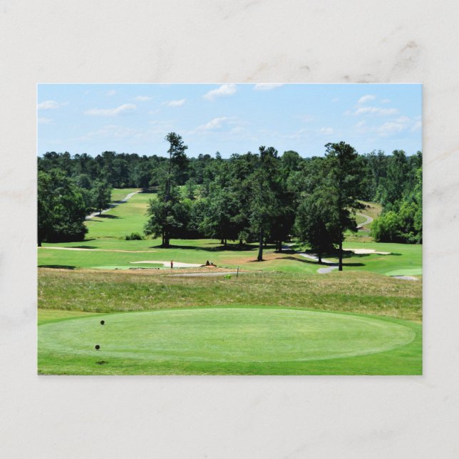 Golf course landscape postcard (Front)