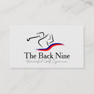 Golf Course Logo   Sports Business Card