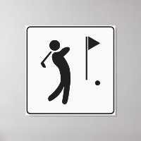 Golf Course Pictogram