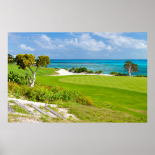 Golf course poster