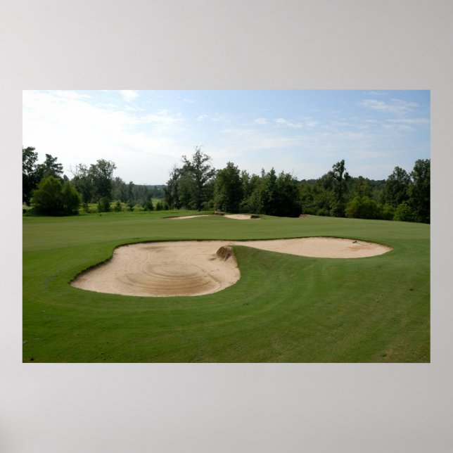golf course sand trap poster (Front)