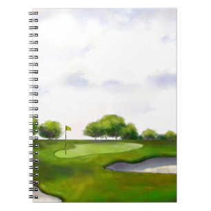 Golf Course Spiral Notebook