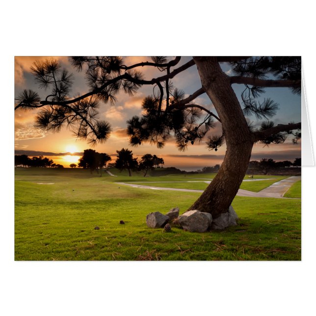 Golf Course Sunset (Front Horizontal)