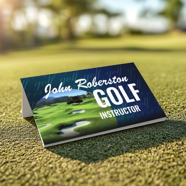 Golf Courses Business Card (Perfect for business)