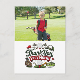 Golf Create your own thank you card
