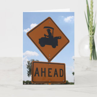 Golf crossing card