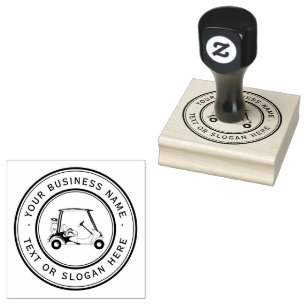GOLF Custom Business Logo Large Rubber Stamp