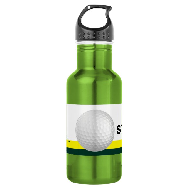 Golf customisable 532 ml water bottle (Front)