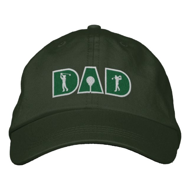 Golf Dad Embroidered Hat (Front)