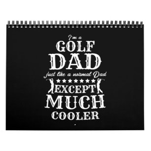 Golf Dad Father Golf club Golfen Gift Calendar