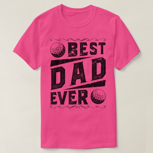 Golf Dad Fathers Day T-Shirt (Design Front)
